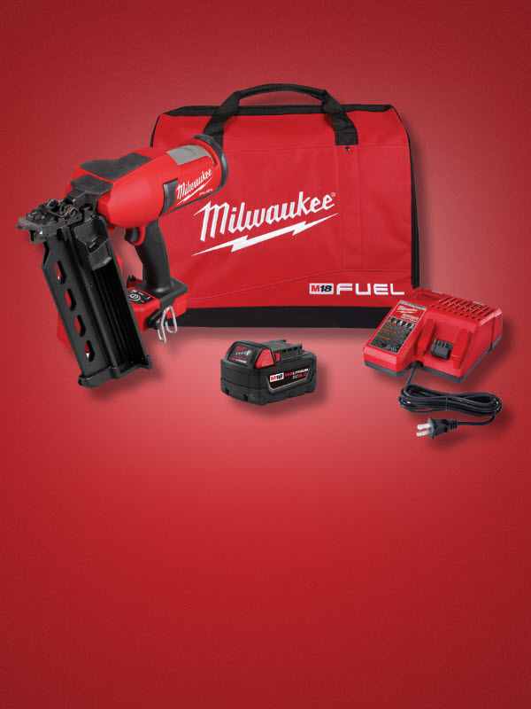 Milwaukee M18 FUEL Duplex Nailer Kit
